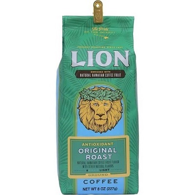ヒデぴん　ハワイ限定　Lion CoffeeKona 100%(豆) 2袋 新品 ハワイ限定 LION Coffee Kona 100% 挽き豆 2袋 - コーヒー新品